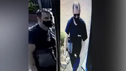 Police handout CCTV images of man police want to speak to