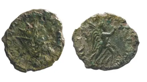 Highways England Ulpius Cornelius Laelianus coin