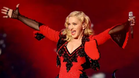 Getty Images Madonna in concert