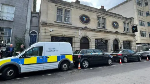 Police on Gordon Road