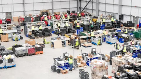 World of Books Inside Coventry warehouse of World of Books