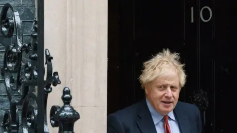 PA Media Prime Minister Boris Johnson seen leaving Downing Street