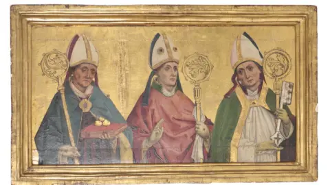 Duke's auctioneers One side of the panel