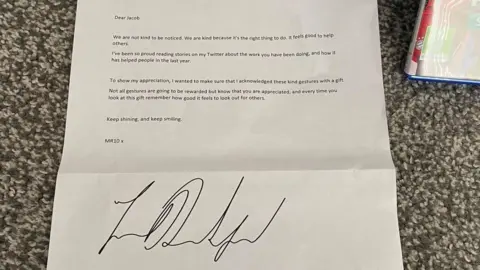 JOHN WORTHINGTON Letter from Rashford