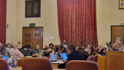 LDRS Dale McKean addressing Peterborough City Council