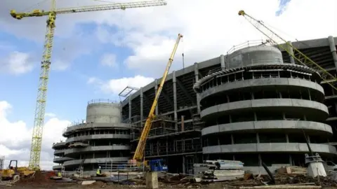 PA Media Building the City of Manchester Stadium