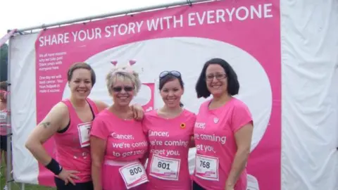 Lovelace-Collins family Vicky Lovelace-Collins, Wendy Lovelace, Louisa Smith and Naomi Lovelace-Collins