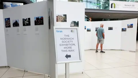 Andy Trigg/BBC The Norwich 100 photo exhibition