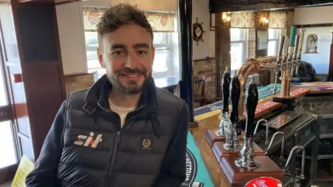 Oli Fox in the pub