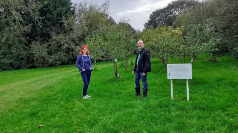 Newbury Friends of the Earth Dr Susan Millington and Sean Leahy