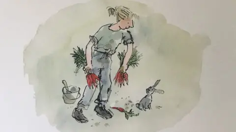 Woolley & Wallis In the Garden by Sir Quentin Blake