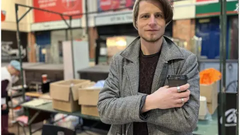 Conor McCrorie is a 30-year-old mushroom farmer from Bangor