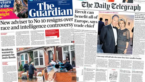 The Guardian and the Daily Telegraph