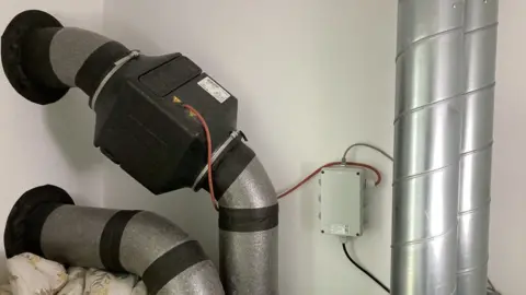 Martin Giles/BBC Heating system