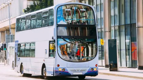 Getty Images bus in glasgow