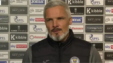 St Mirren manager Jim Goodwin