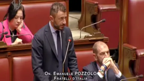 Italian Parliament Emanuele Pozzolo