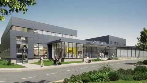 Chesterfield Royal Hospital Image of new development