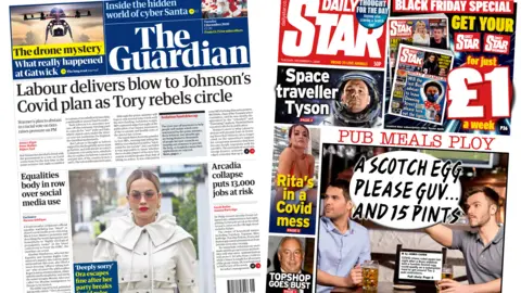 The Guardian and Daily Star