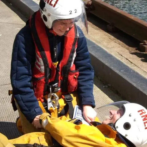 RNLI Kirsty Noble and Sam Main