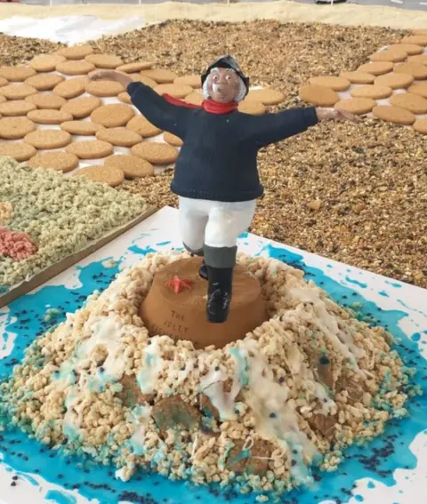 Skegness fisherman cake