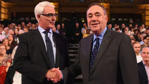 Getty Images Alistair Darling and Alex Salmond