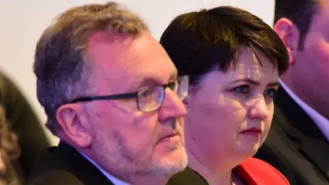 Getty Images David Mundell and Ruth Davidson