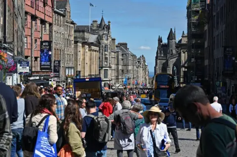 Getty Images royal mile edinburgh firnge