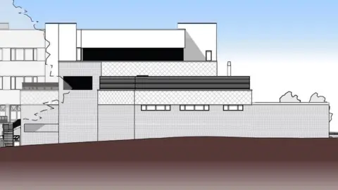 UEA Anatomy Suite - North Elevation