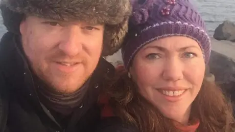 Family photo Lee Jenkins and Lucy Davis