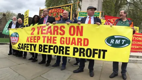 BBC RMT Protest