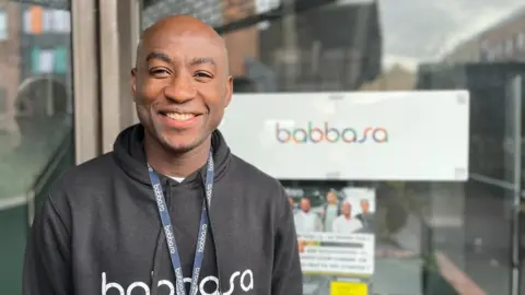 BBC Poku Osei, CEO of Babbasa, smiling at the camera