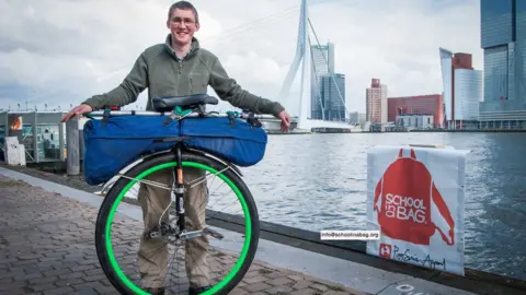 Ed pratt Ed Pratt on his round the world unicycle challenge