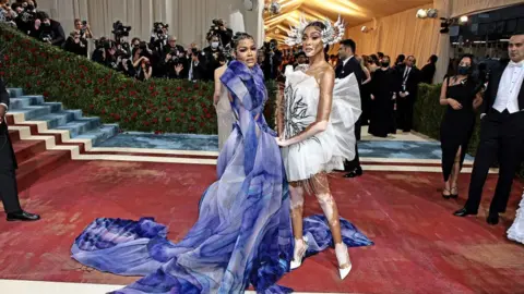 Getty Images Teyana Taylor and Winnie Harlow