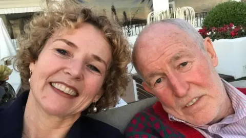 Harding family John Harding with daughter Fiona last Christmas