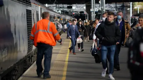 Getty Images Queen Street station in Glasgow