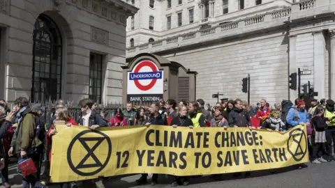 Getty Images Extinction Rebellion protest