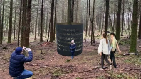 The Forest of Dean Sculpture Trail the trees are talking sculpture