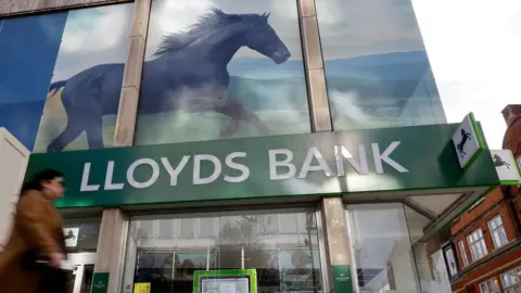 Getty Images Lloyds bank branch in London