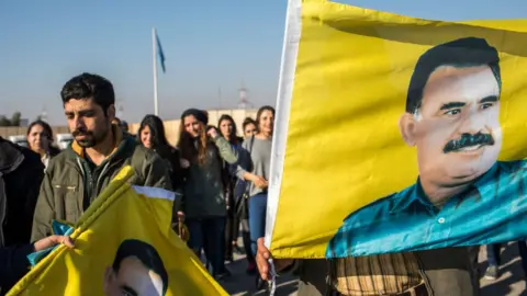 Getty Images Kurdish protest