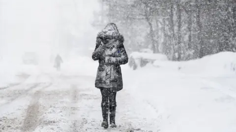 Getty Images Snow in Scotland