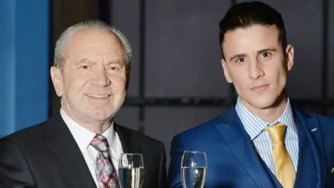 Lord Sugar and Joseph Valente