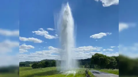 Water plume