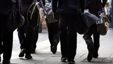 PA Children walking to school