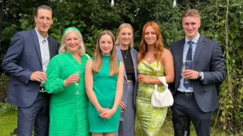 Darren Oxbrow The Oxbrow family, including Darren's wife Kate, and children Ellen, Will, Lucy and Jemima
