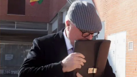 Former Spanish police commissioner José Manuel Villarejo arriving at court, Madrid, Spain - 01 Feb 2016