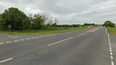 The A52 at the junction with the B1394