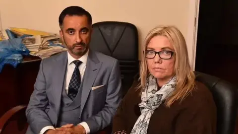 Aamer Anwar Aaemer Anwar with William Brown's mother Christine Lindsay