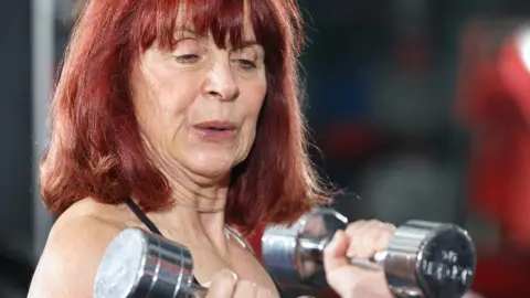 Patrick Olner Nia Ceidiog in training