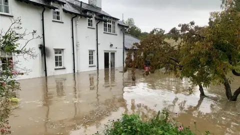 James Brown Flooded home